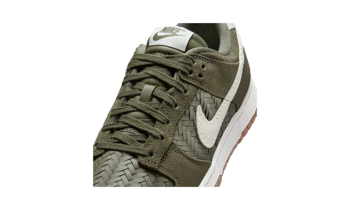 Nike Dunk Low Premium SE Woven Medium Olive Gum