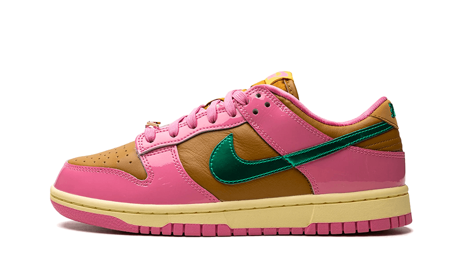 Nike Dunk Low QS Parris Goebel, Playful Pink/Multi-Color/Bronzine/Clear Jade/Luminous Green (FN2721-600)