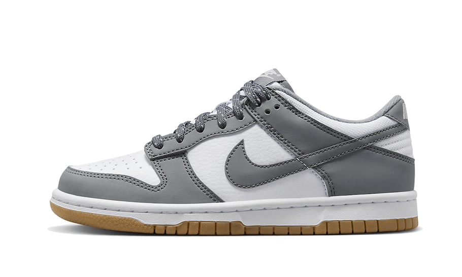 Nike Dunk Low Reflective Grey, White/Smoke Grey/Light Iron Ore/Gum Light Brown/Reflect Silver (FV0374-100)