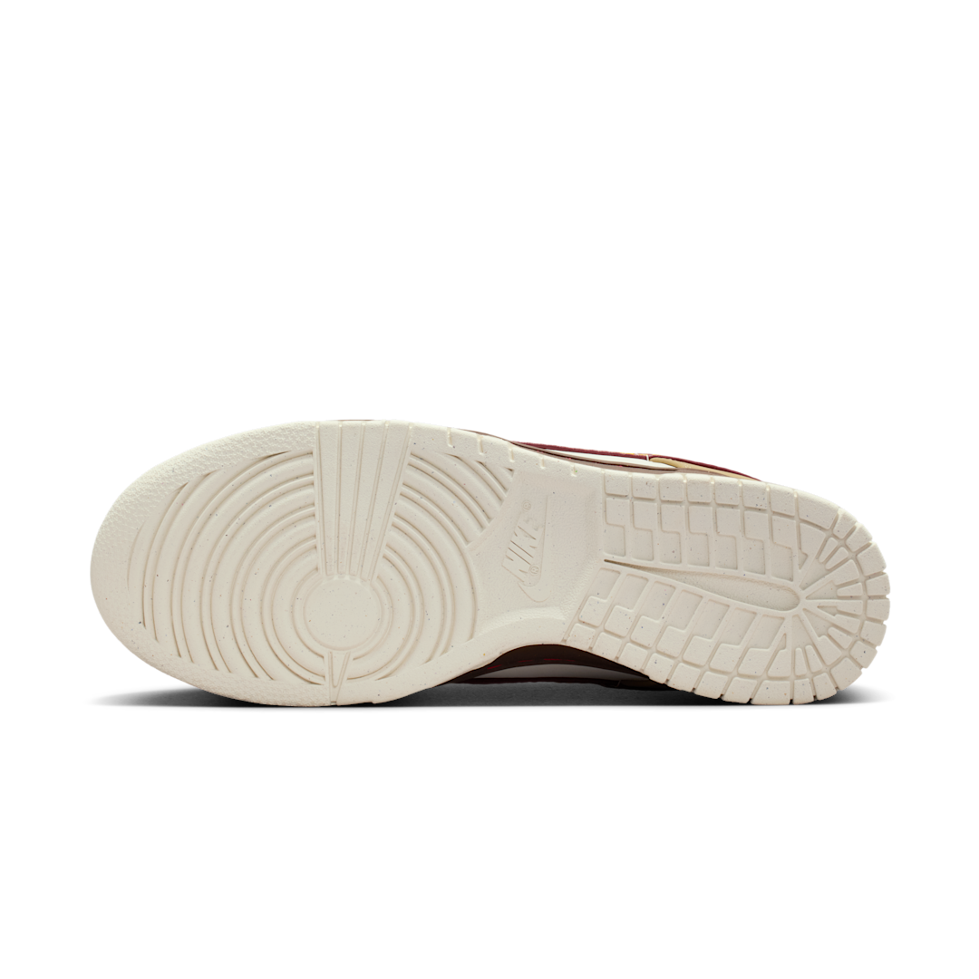 Nike Dunk Low Retro Khaki Team Red Pearl White
