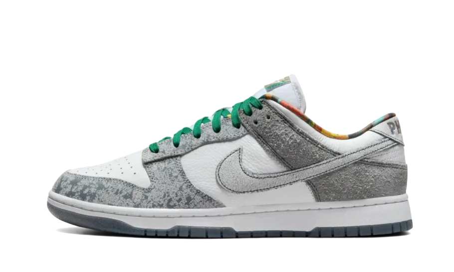 Nike Dunk Low Retro Premium Philly, White/Grey/Kelly Green/Multi Color (HF4840-068)