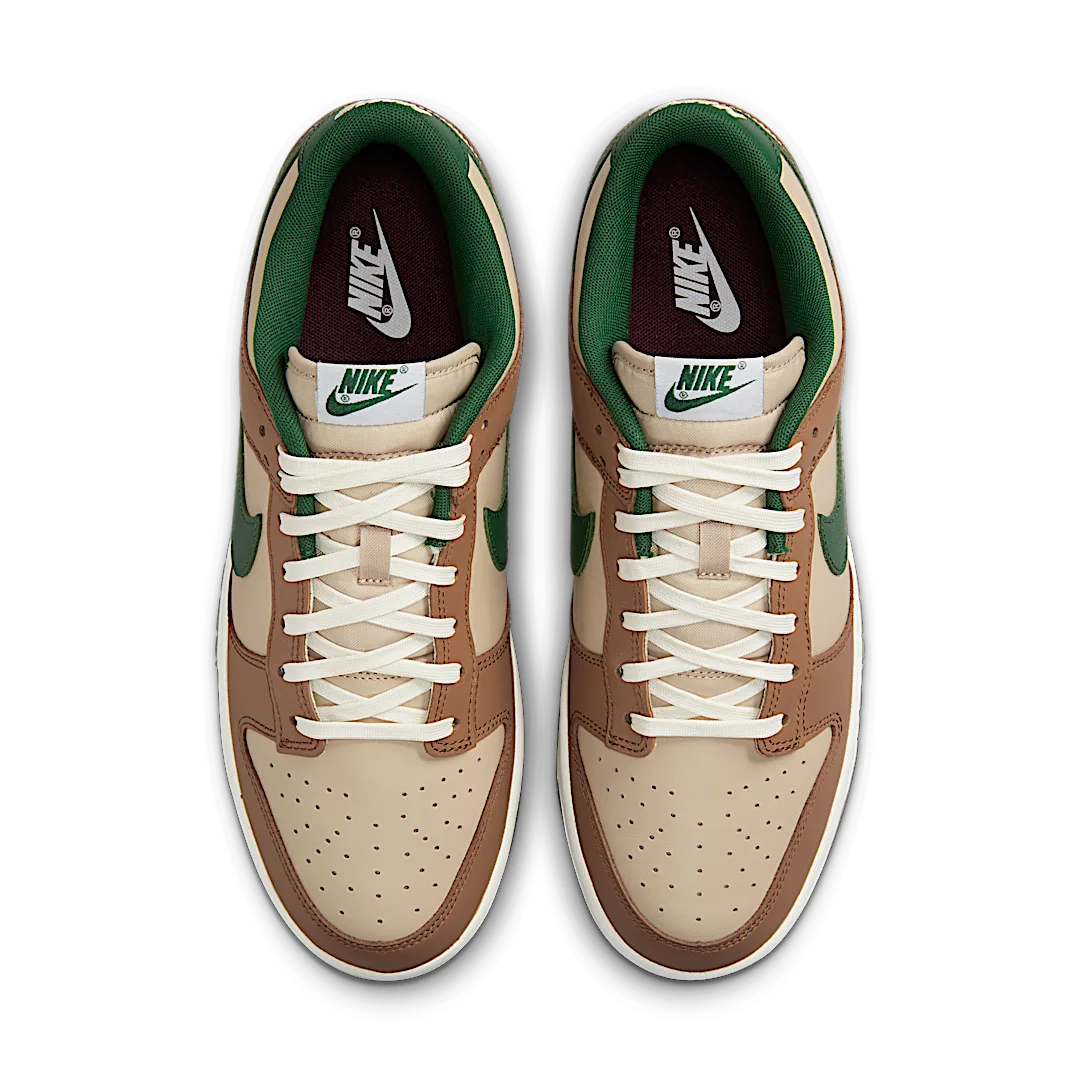 Nike Dunk Low Retro Rattan Gorge Green, Rattan/Gorge Green-Sail-Dark Driftwood (FB7160-231)