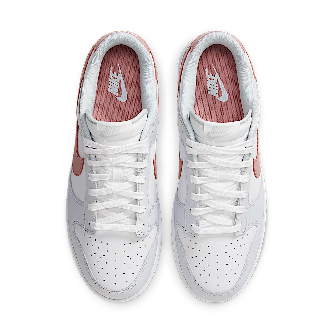 Nike Dunk Low Retro Red Stardust Pure Platinum, White/Pure Platinum-Red Stardust (HF0730-160)