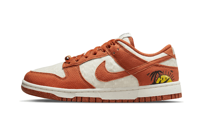 Nike Dunk Low Retro Sun Club Burn Sunrise, Sail/Black-Vivid Green-Barn Sunrise (DR5475-100)