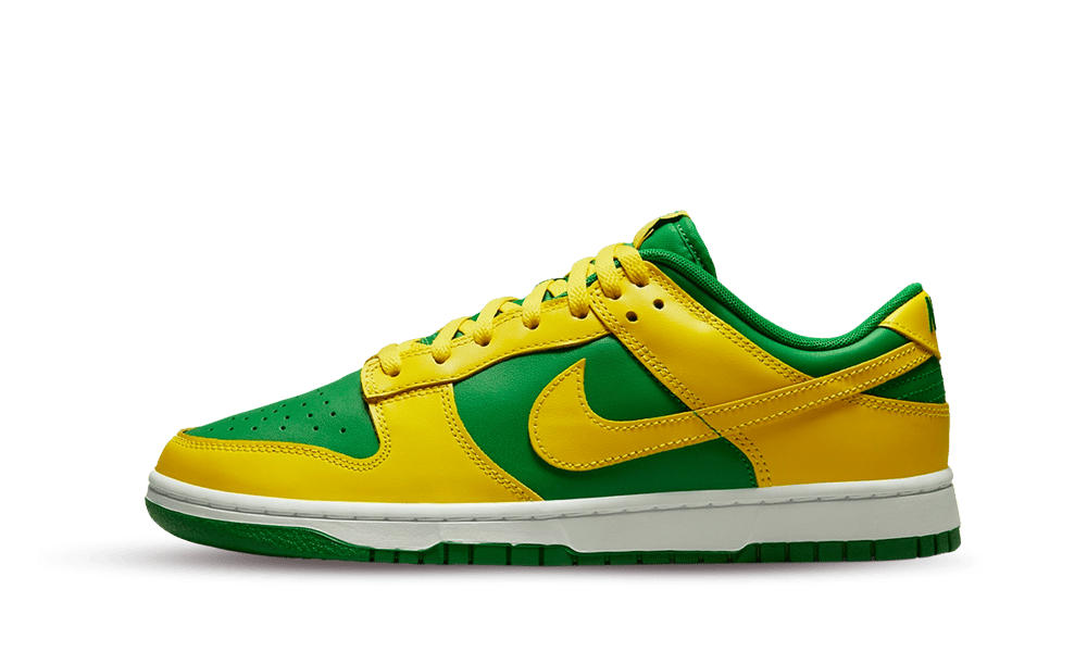 Nike Dunk Low Retro Reverse Brazil, Apple Green/Yellow Strike-White (DV0833-300)