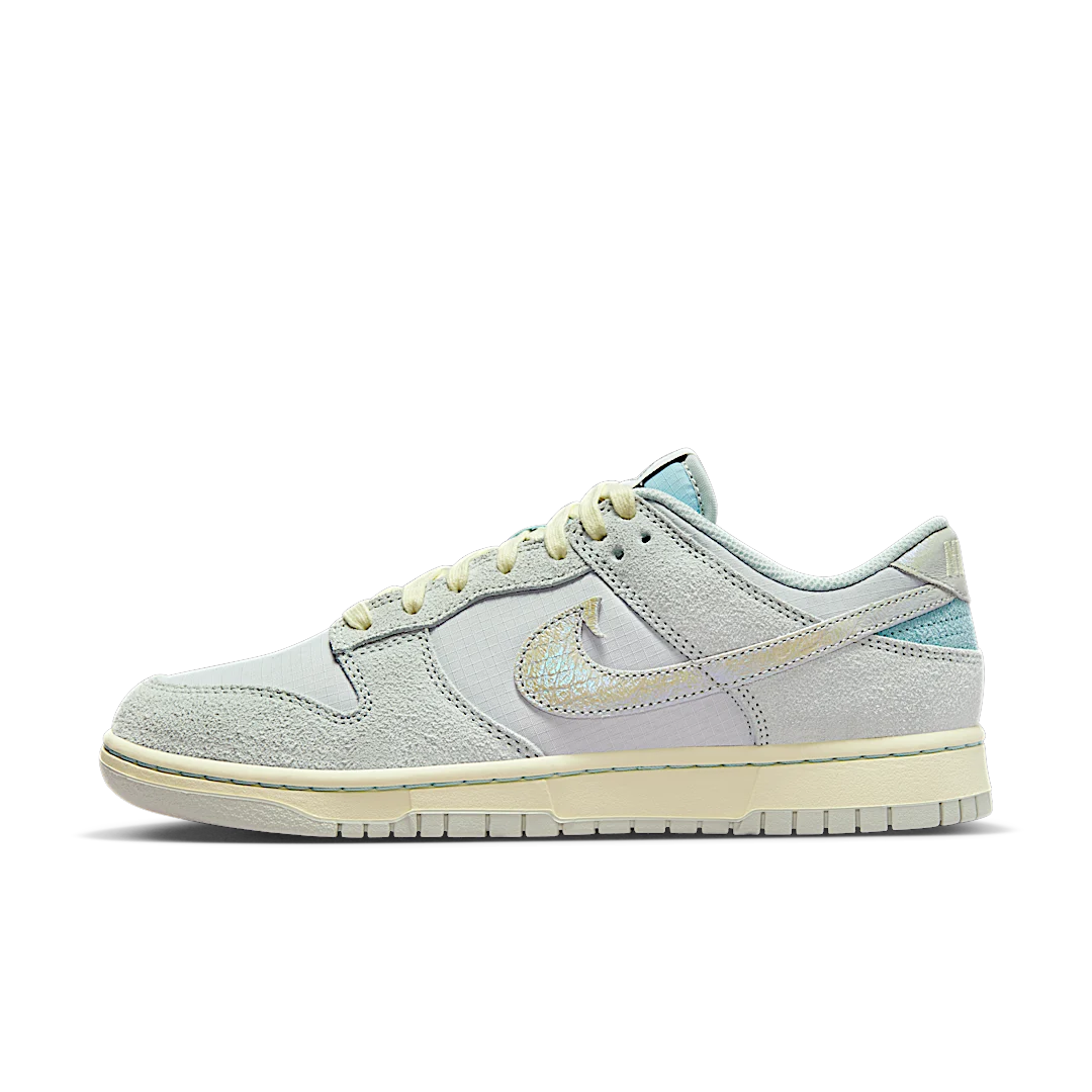 Nike Dunk Low SE Gone Fishing Chinook Salmon, Photon Dust/Light Silver/Alabaster/Ocean Bliss/Black (DV7210-001)