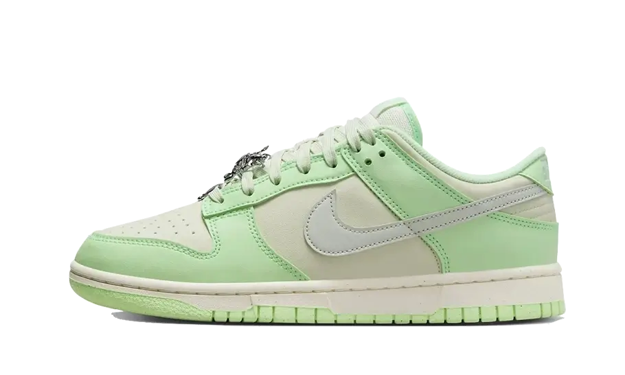 Nike Dunk Low SE Next Nature Sea Glass, Sea Glass/Light Silver/Vapor Green/Sail (FN6344-001)