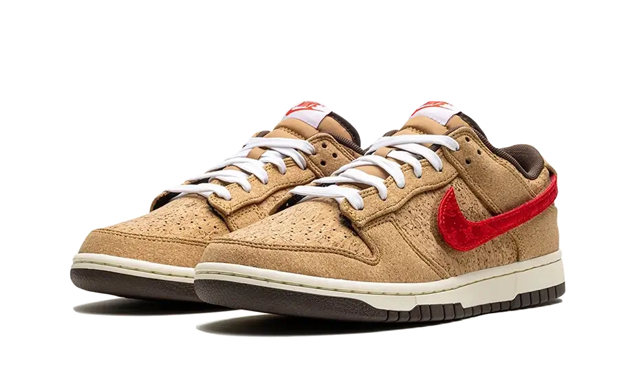 Nike Dunk Low SP CLOT Cork, Natural/Flax/Coconut Milk/Baroque Brown (FN0317-121)