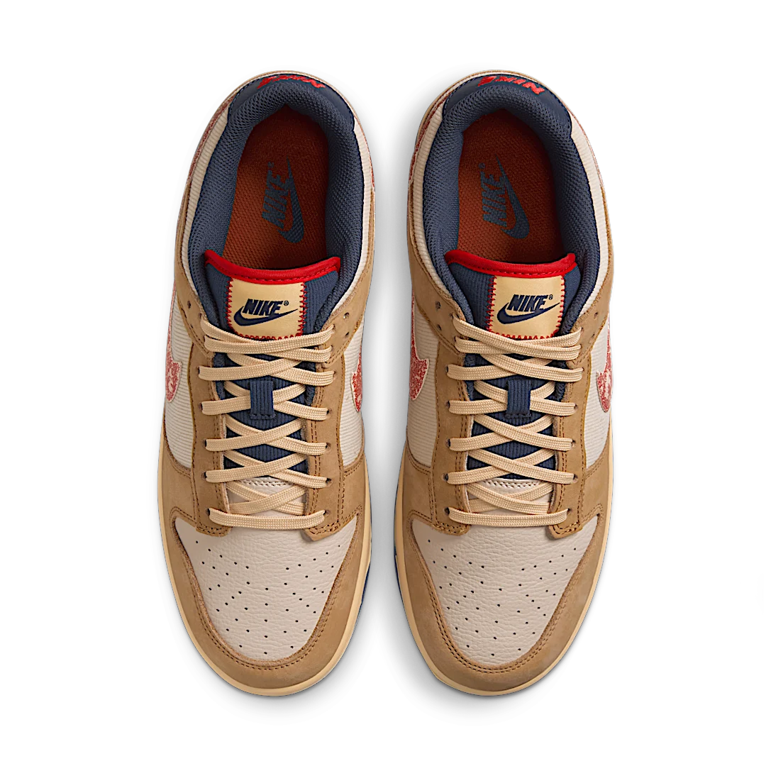 Nike Dunk Low Sketch and Exploration, Wheat/Burnt Sunrise/Sanddrift/Celestial Gold/Thunder Blue/Light Crimson (HQ3640-790)