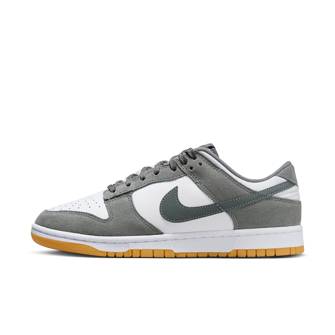 Nike Dunk Low Smoke Grey Gum 3M Swoosh, White/Light Iron Ore/Gum Light Brown/Smoke Grey (FV0389-100)