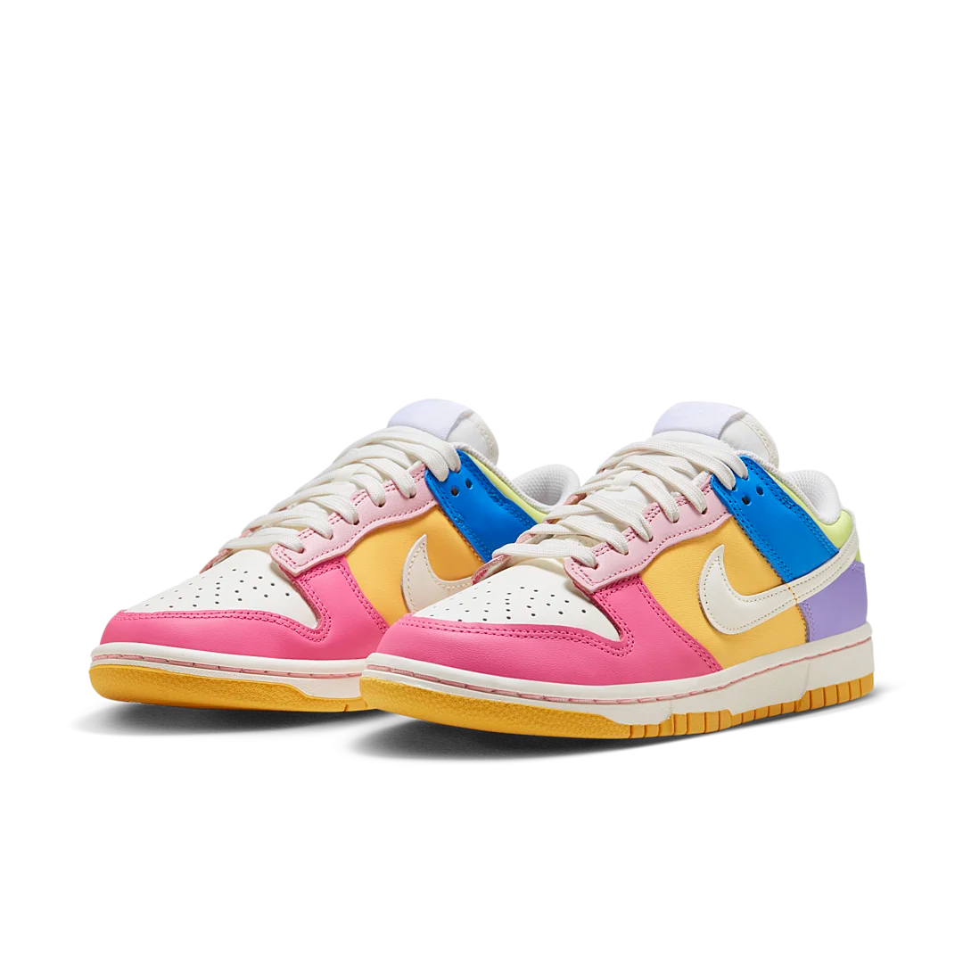 Nike Dunk Low Solar Flare Multi-Color, Sail/Sail/Solar Flare/Sail (FD9923-111)