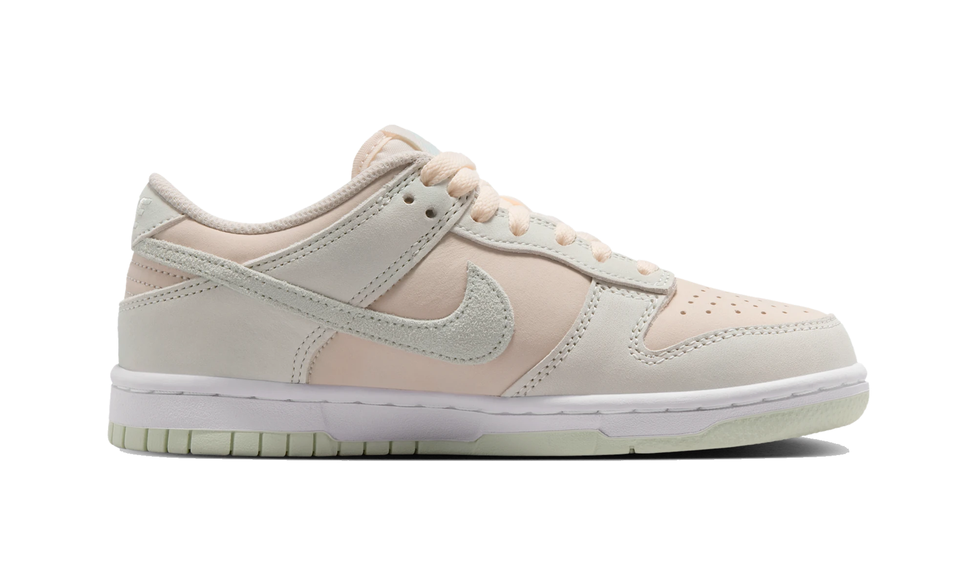 Nike Dunk Low Suede Chalk Barely Green