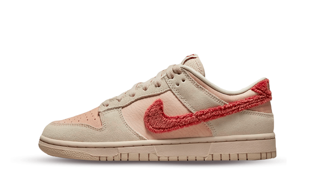 Nike Dunk Low Terry Swoosh, Shimmer/Mars Stone/Sanddrift (DZ4706-200)