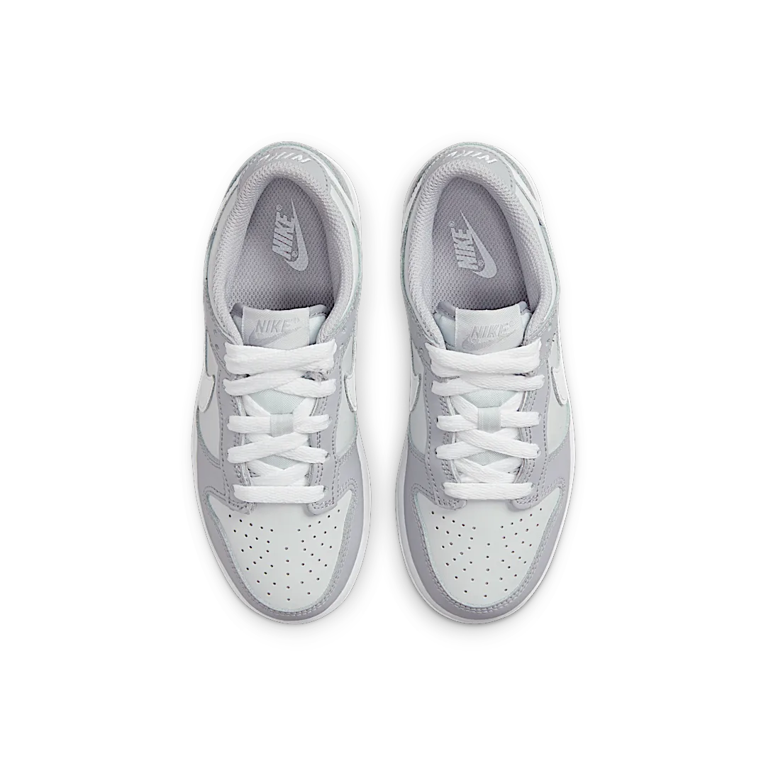 Nike Dunk Low Two-Toned Grey (PS), Pure Platinum/White-Wolf Grey (DH9756-001)