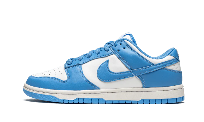 Nike Dunk Low UNC (2021), White/University Blue-White (DD1391-102 / CW1590-103)