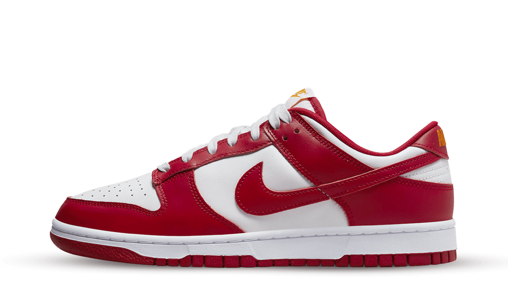 Nike Dunk Low USC, White/Gym Red-Yellow (DD1391-602)