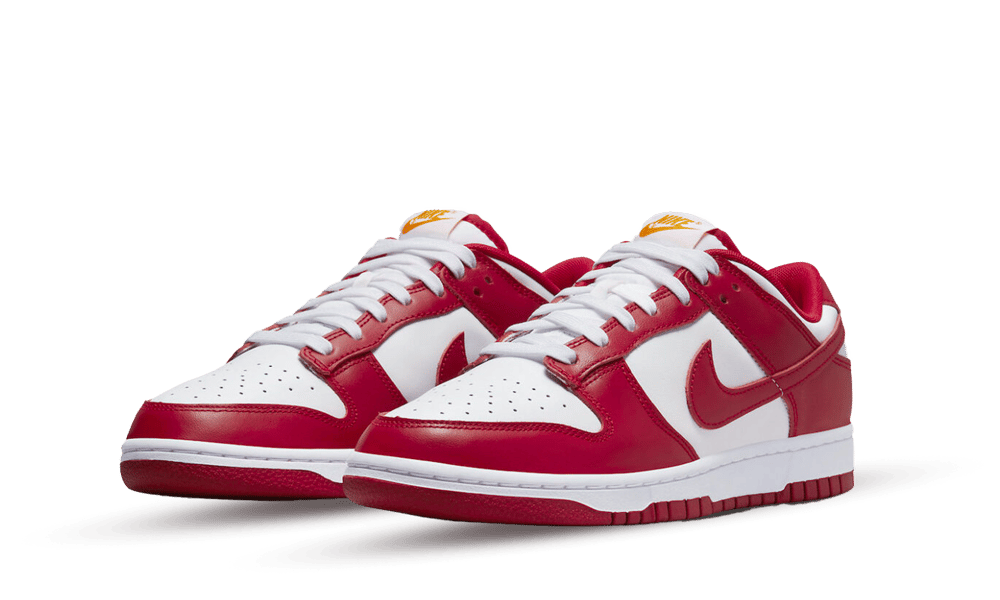 Nike Dunk Low USC, White/Gym Red-Yellow (DD1391-602)