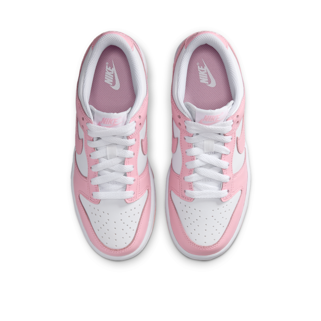 Nike Dunk Low White Medium Soft Pink, White/White/White/Medium Soft Pink (FB9109-125)