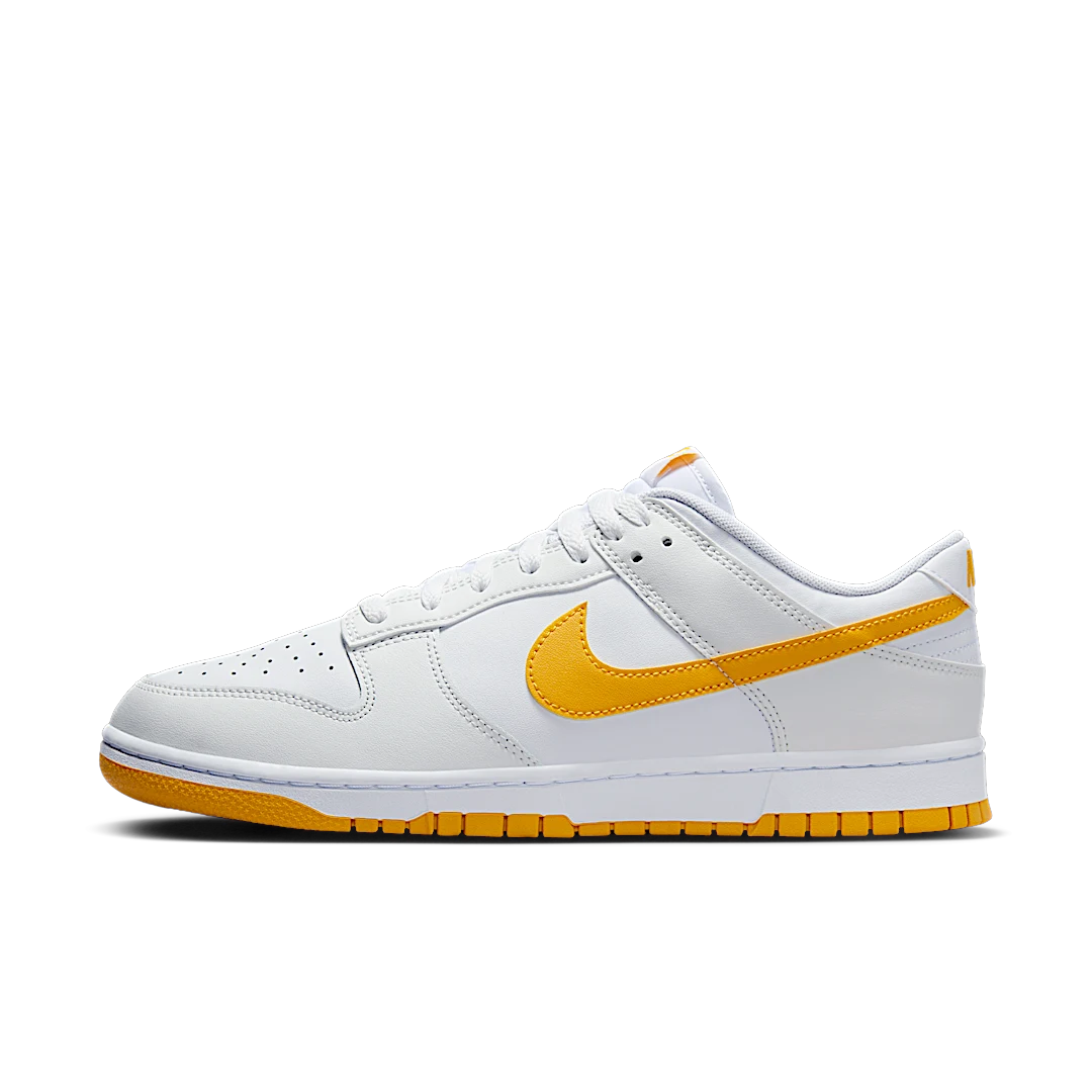 Nike Dunk Low White University Gold, White/University Gold/Summit White (DV0831-110)