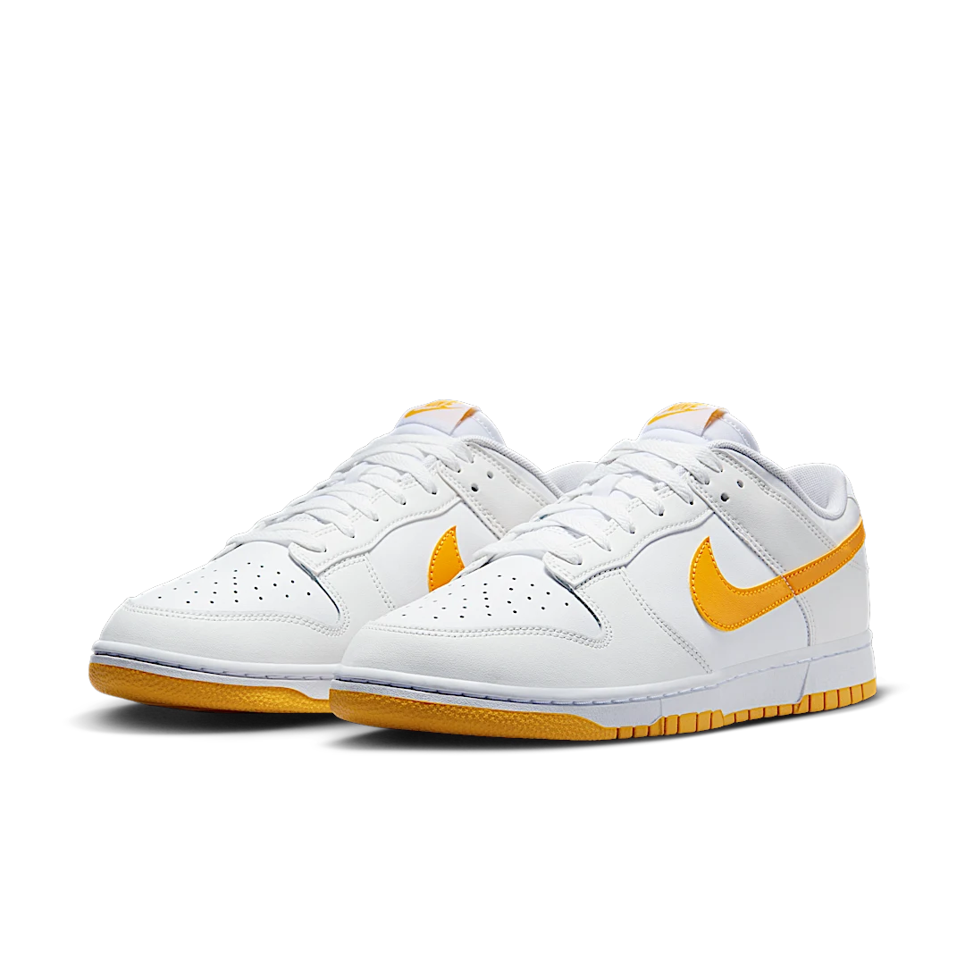 Nike Dunk Low White University Gold, White/University Gold/Summit White (DV0831-110)