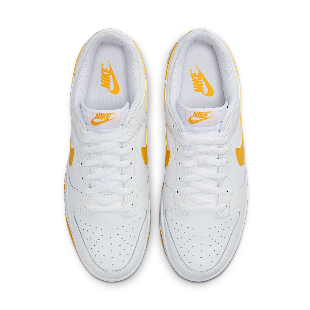 Nike Dunk Low White University Gold, White/University Gold/Summit White (DV0831-110)