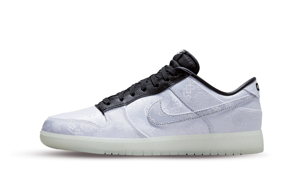 Nike Dunk Low CLOT Fragment White, White/Black (FN0315-110)