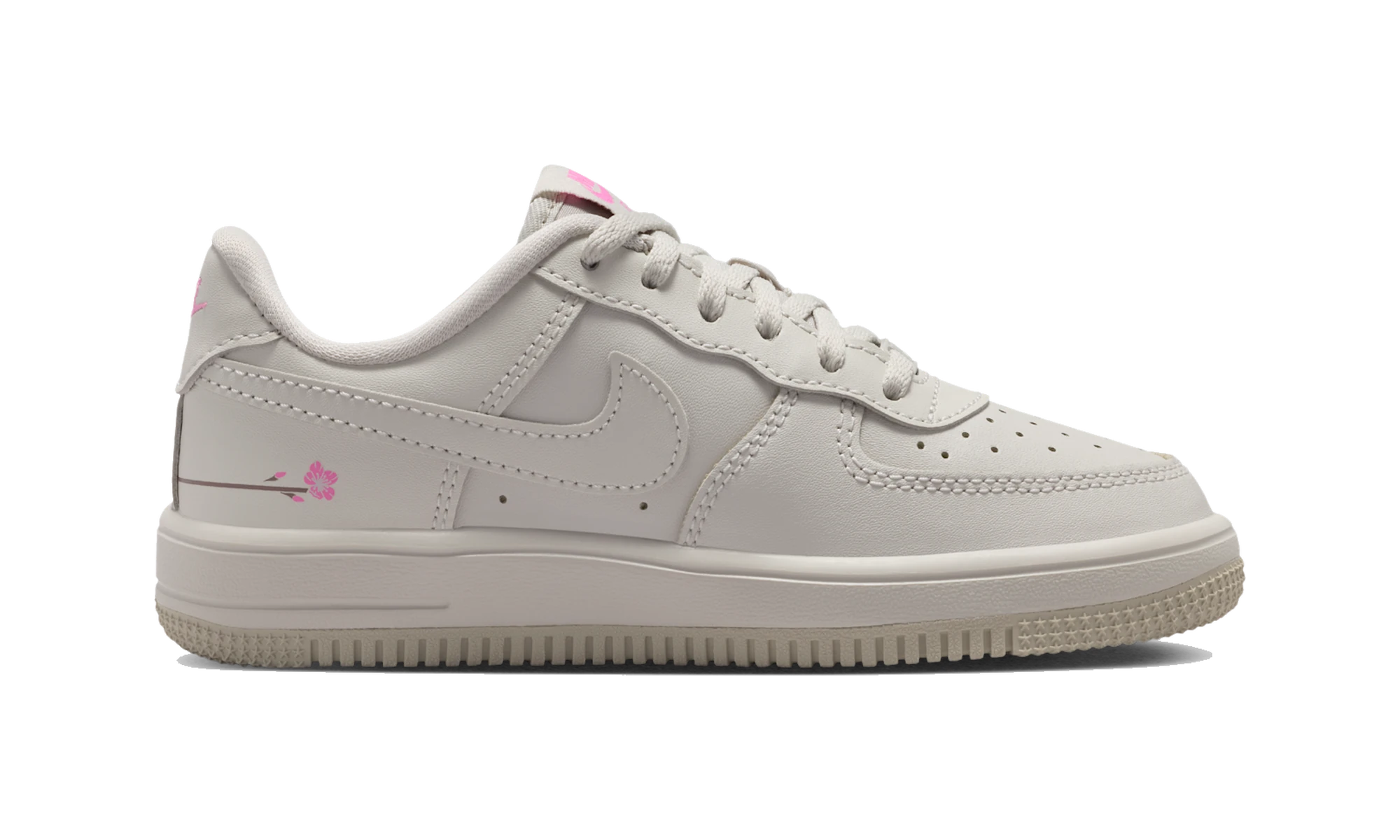 Nike Force 1 Low Light Bone Playful Pink (PS)