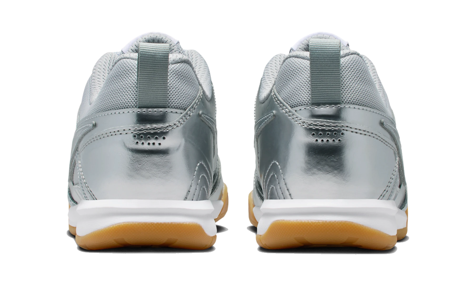 Nike Gato LV8 Metallic Silver White Gum Light Brown