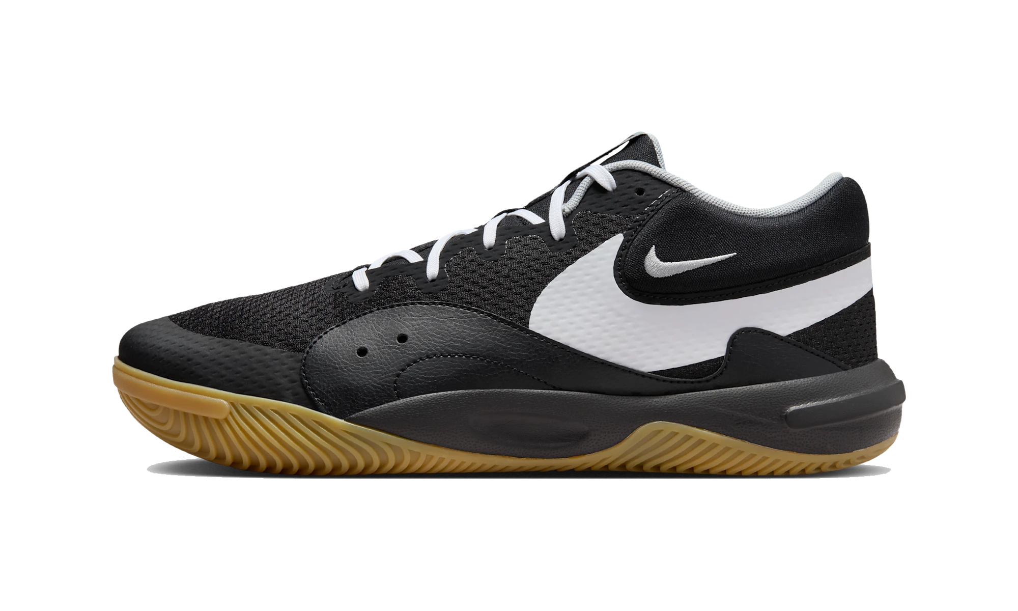 Nike Hyperquick Black White Flat Silver