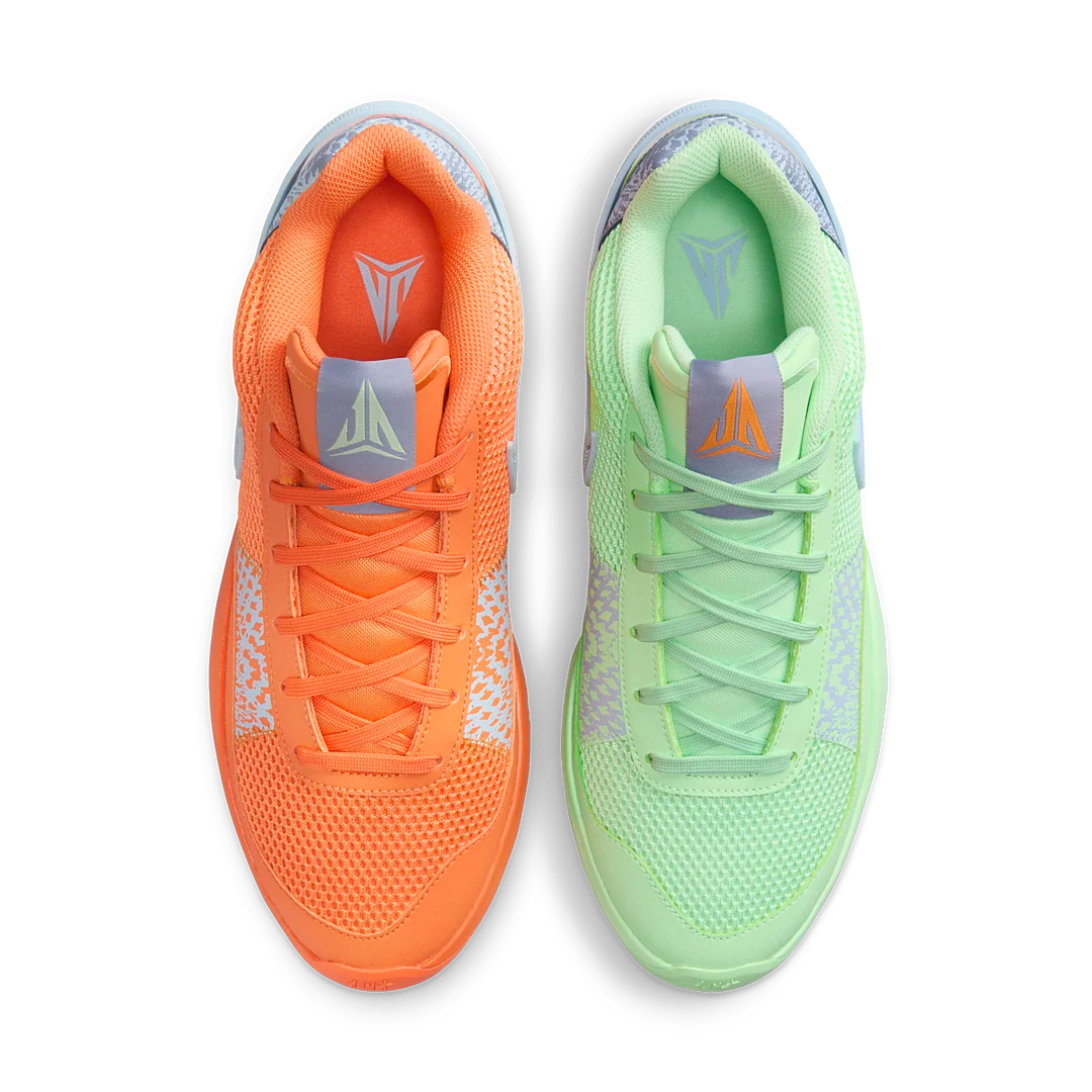 Nike Ja 1 Mismatched, Bright Mandarin/Multi-Color/Vapor Green/Light Armory Blue/Ashen Slate (FQ4796-800/FV1288-800)