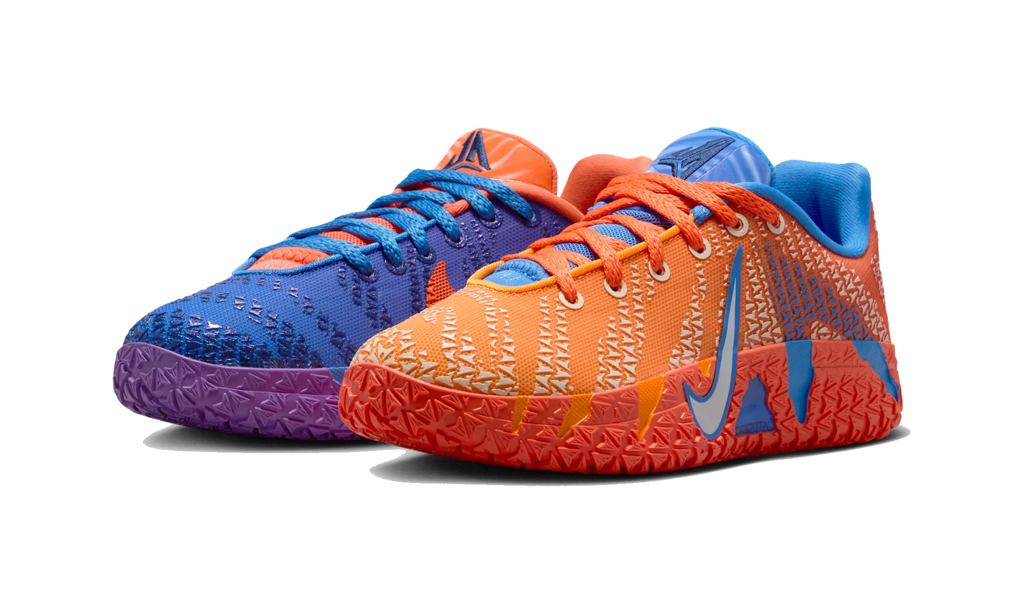 Nike Ja 3 Blue Crystal Turf Orange Midnight Navy Metallic Silver