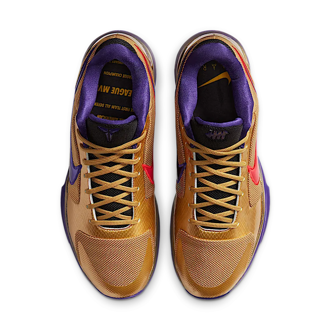 Nike Kobe 5 Protro Undefeated Hall of Fame, Metallic Gold/Field Purple-Multi-Color (DA6809-700)