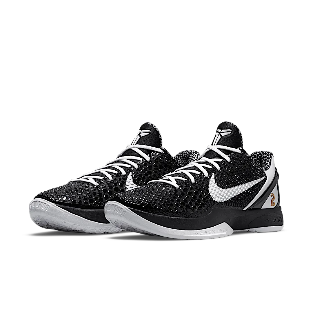 Nike Kobe 6 Protro Mambacita Sweet 16, Black/White-Metallic Gold (CW2190-002)