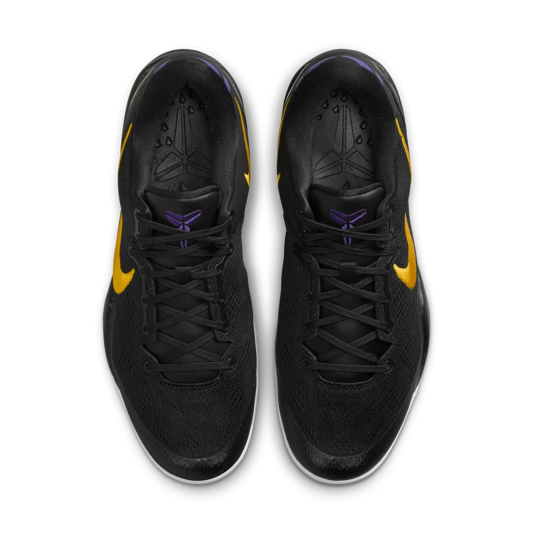 Nike Kobe 8 Protro Lakers Away, Black/University Gold-White-Court Purple (HF9550-001)