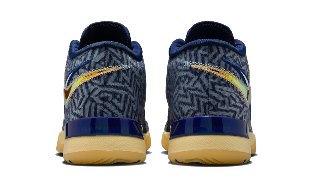 Nike LeBron NXXT Genisus Midnight Navy Soft Yellow Bright Crimson Light Armory Blue