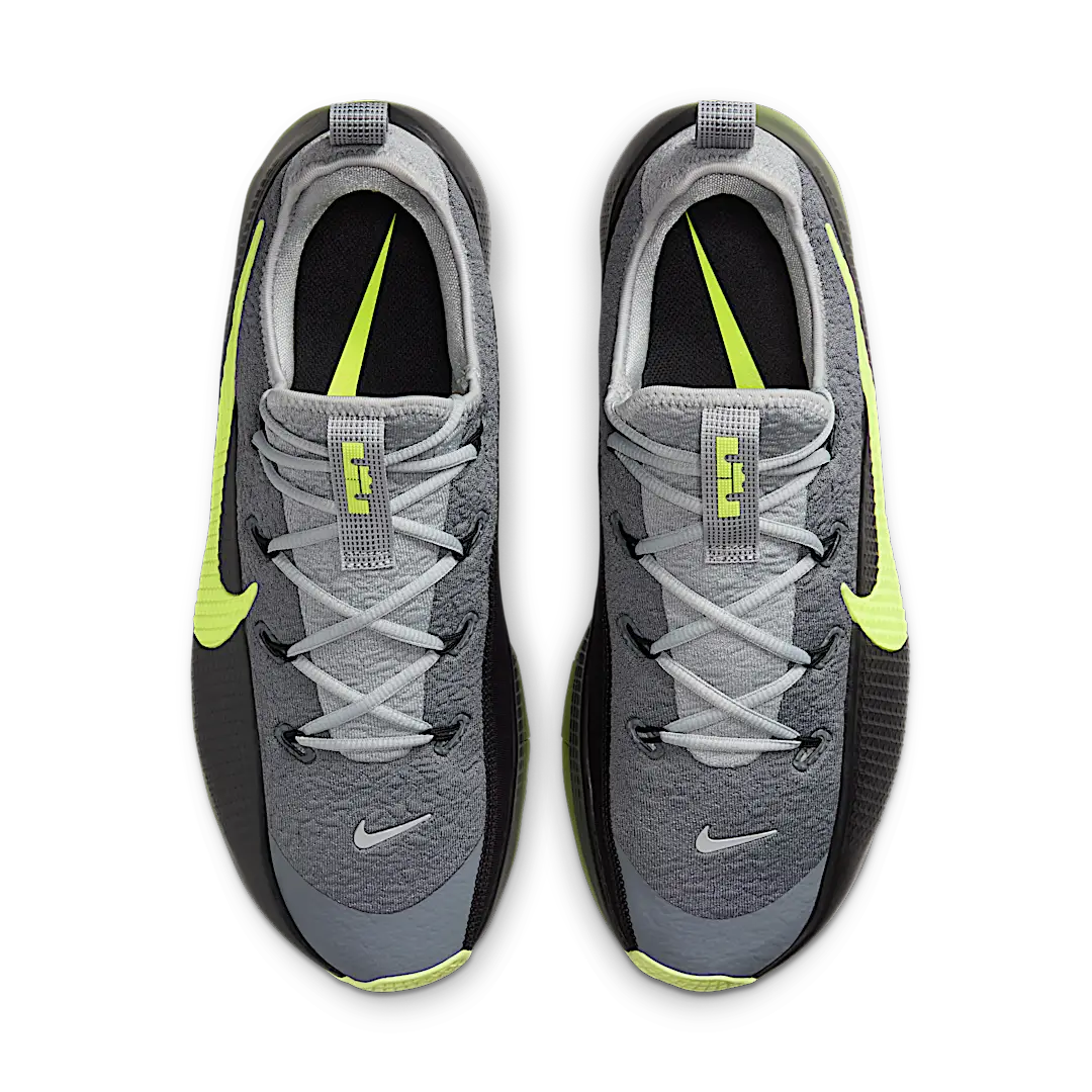 Nike LeBron TR 1 Smoke Grey Volt, Smoke Grey/Volt-Black-Light Smoke Grey-White (FJ6151-001)