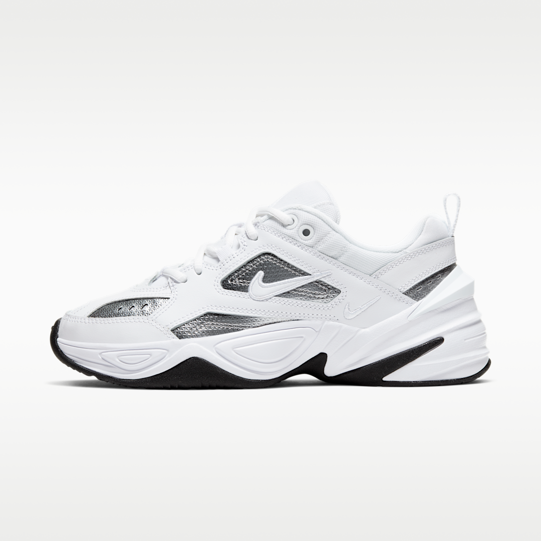 Nike M2K Tekno White Metallic Silver Black