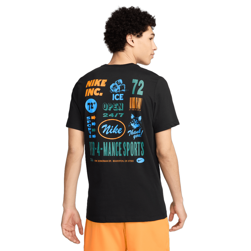 Nike Men's Dri-FIT Fitness T-Shirt Black