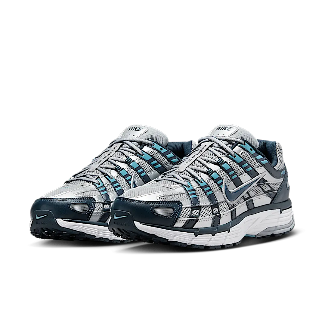 Nike P-6000 Armory Navy Flat Silver, Armory Navy/Flat Silver/White/Metallic Silver (CD6404-402)