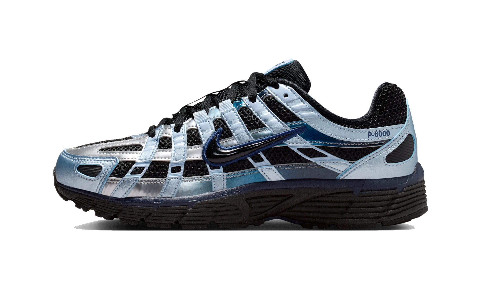 Nike P-6000 Black Hydrogen Blue Midnight Navy