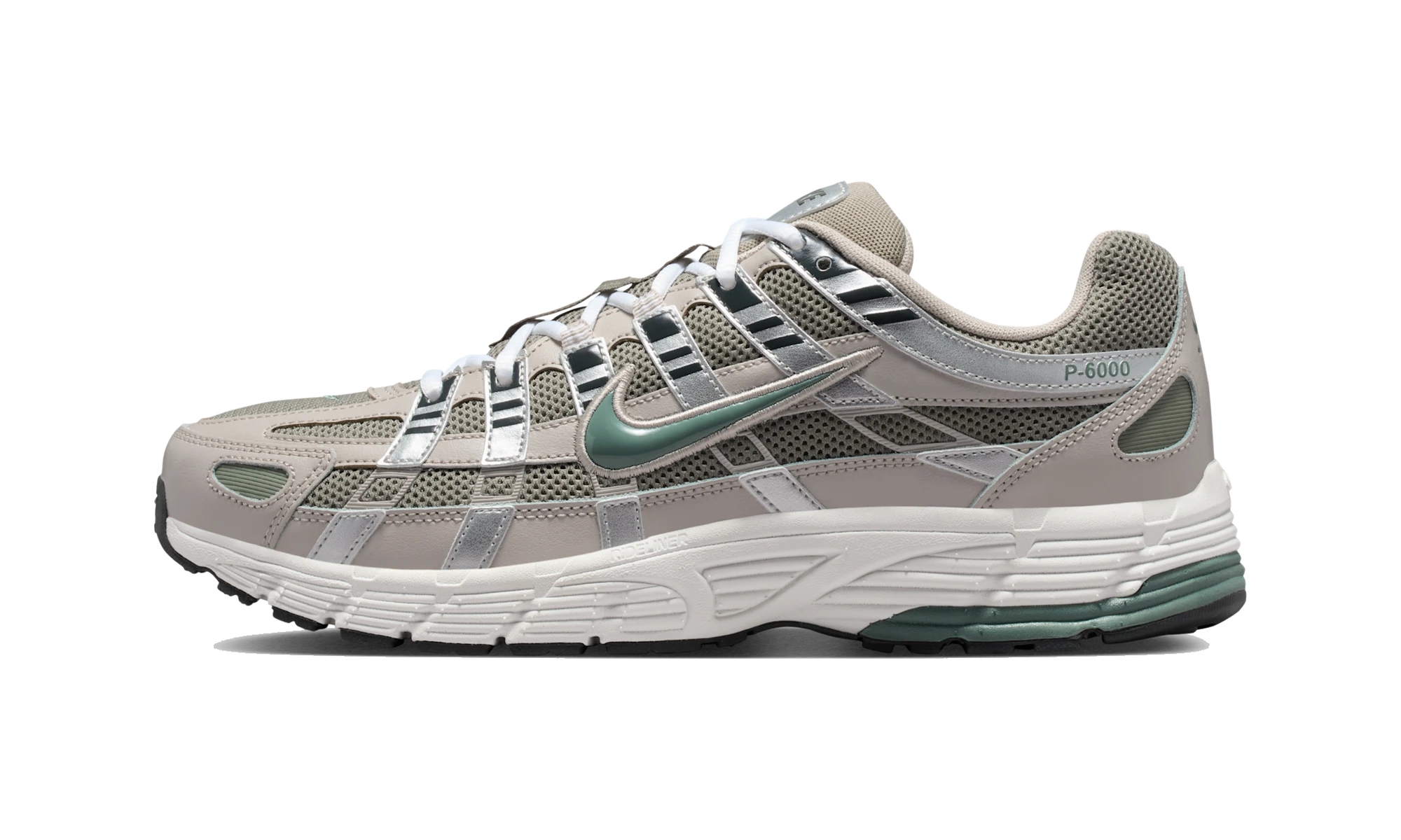 Nike P-6000 Cream Silver Clay Green