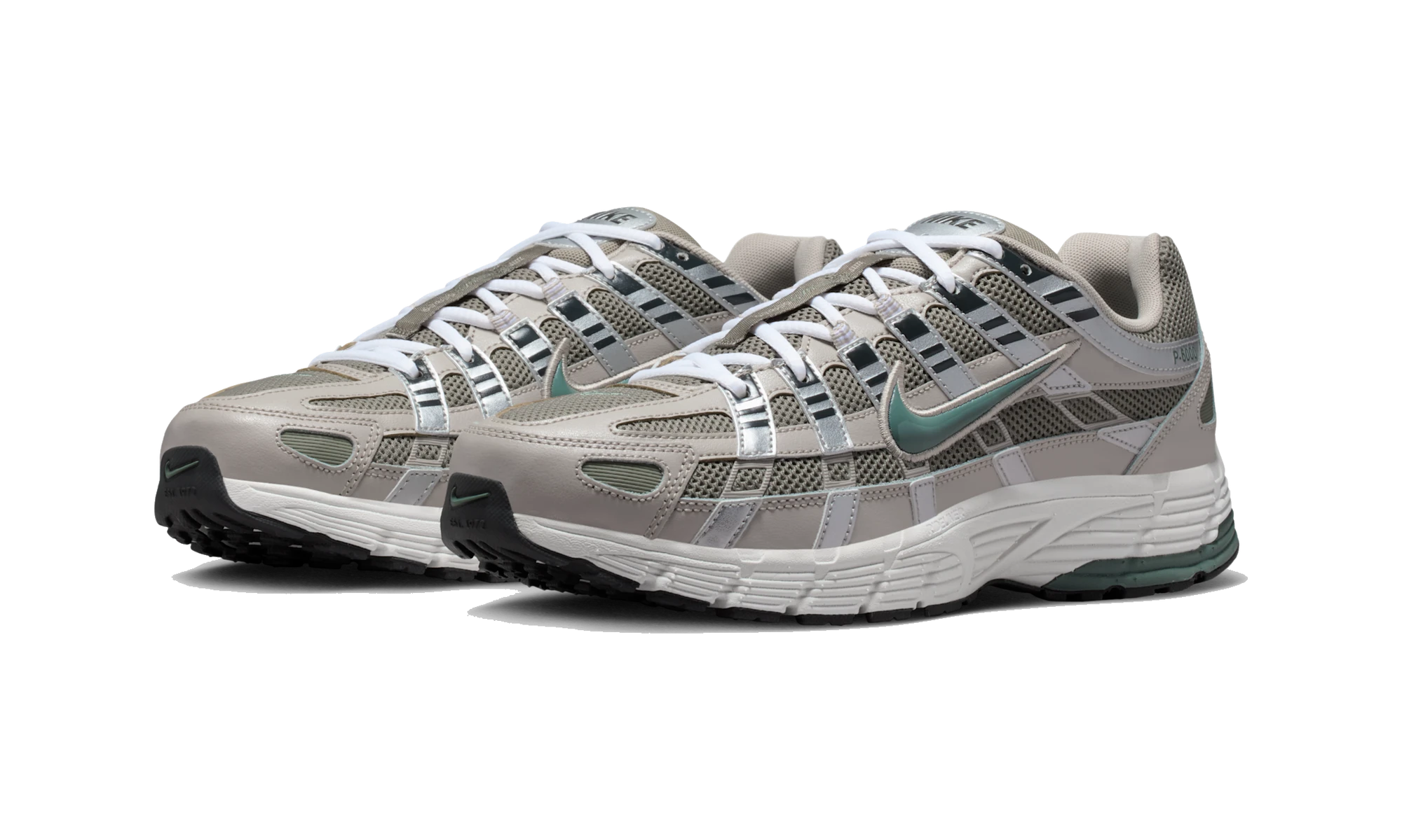 Nike P-6000 Cream Silver Clay Green