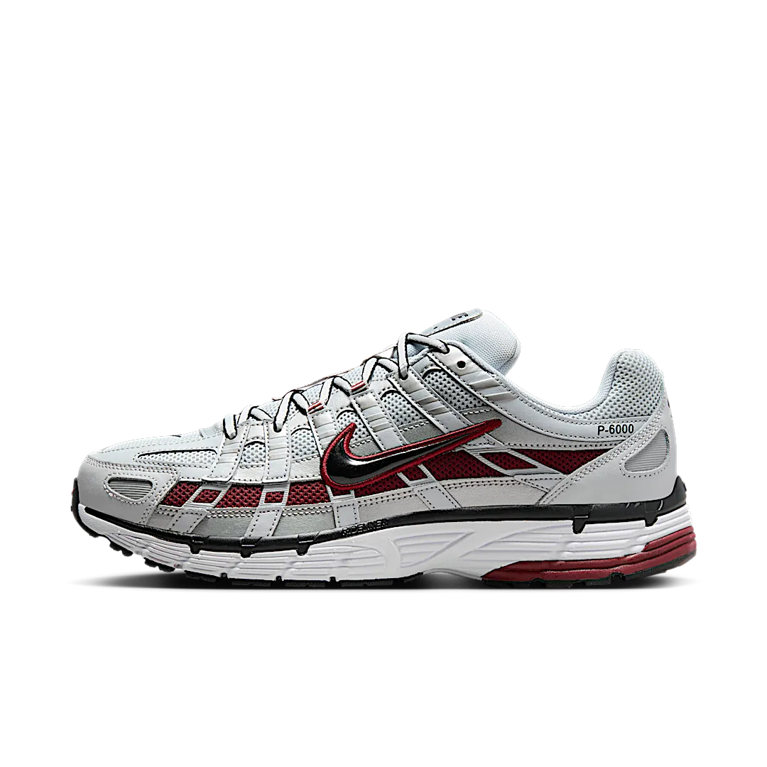 Nike P-6000 Dark Team Red, Pure Platinum/Metallic Platinum/White/Dark Team Red (CD6404-020)