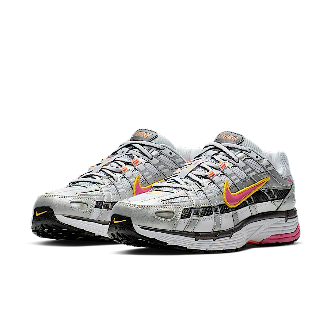 Nike P-6000 Laser Fuchsia, White/Laser Fuchsia-Metallic Platinum (BV1021-100)