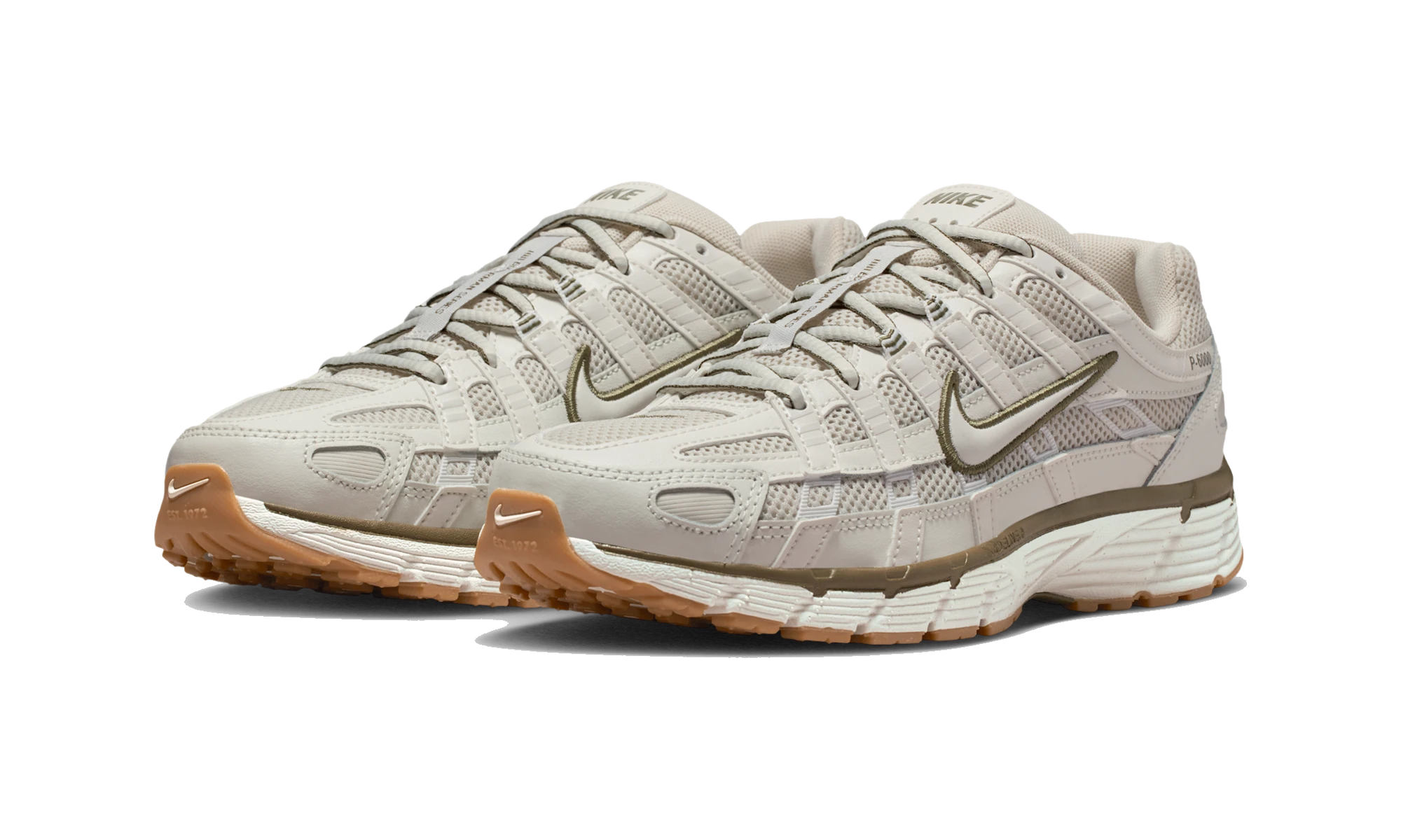 Nike P-6000 Light Bone Medium Olive Gum
