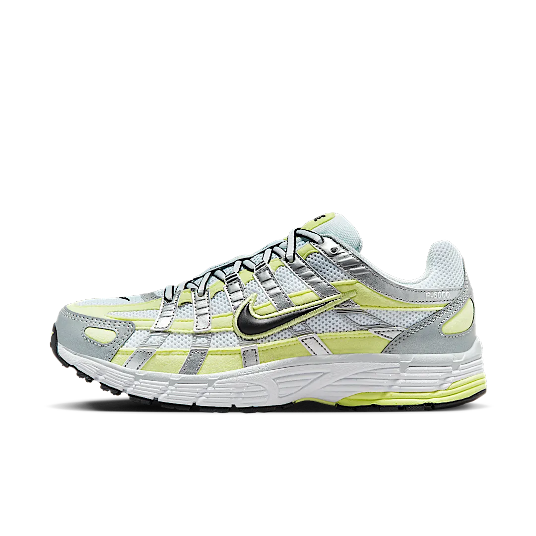 Nike P-6000 Light Lemon Twist, Light Lemon Twist/White/Metallic Silver/Black (FQ2779-700)