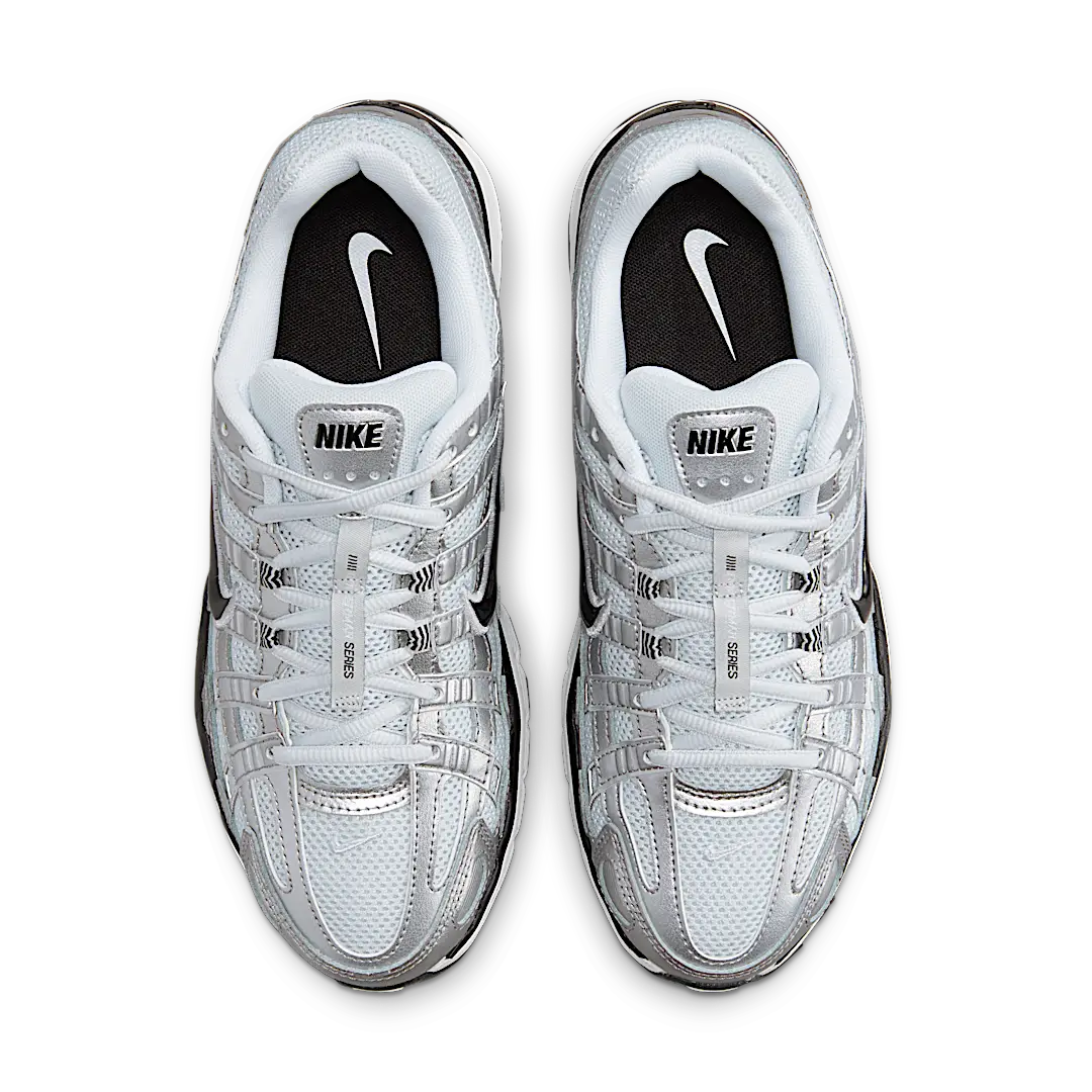 Nike P-6000 Metallic Silver Pure Platinum, White/Metallic Silver/Pure Platinum/Black (FD9876-101)