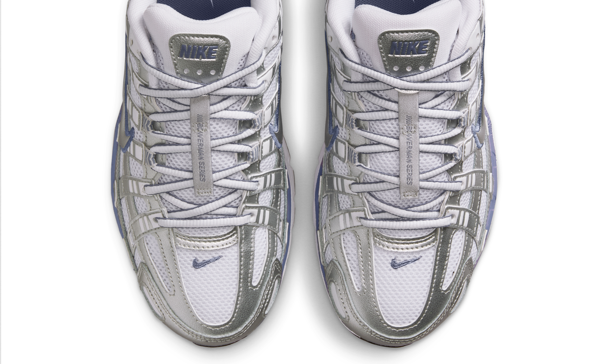 Nike P-6000 Metallic Silver World Indigo