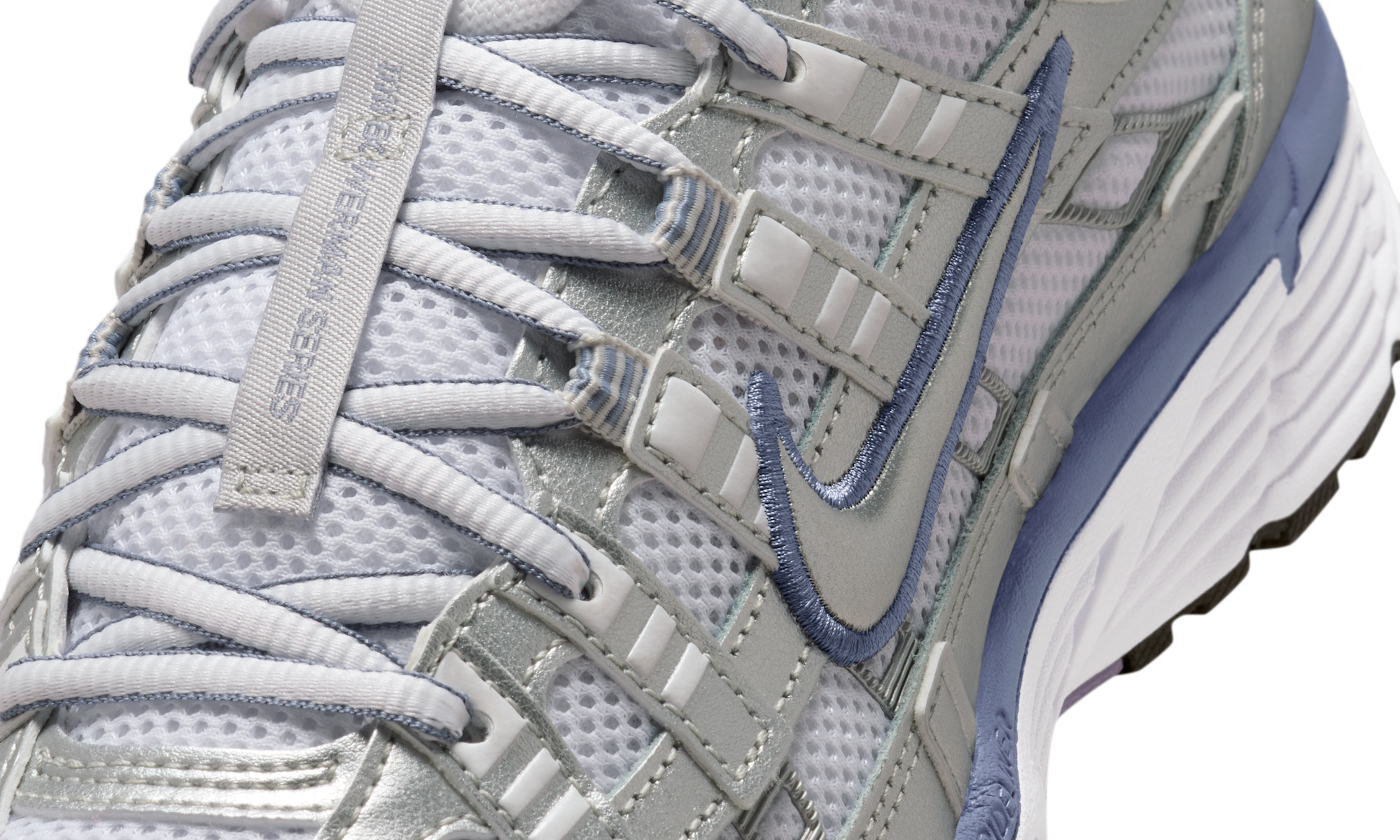 Nike P-6000 Metallic Silver World Indigo