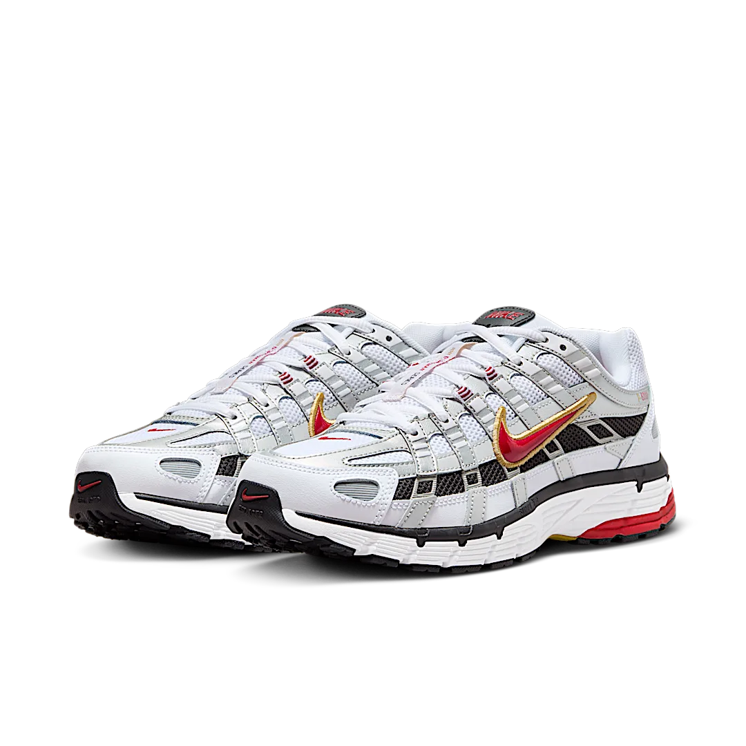 Nike P-6000 Platinum Varsity Red, White/Metallic Platinum/Varsity Red (CD6404-102)